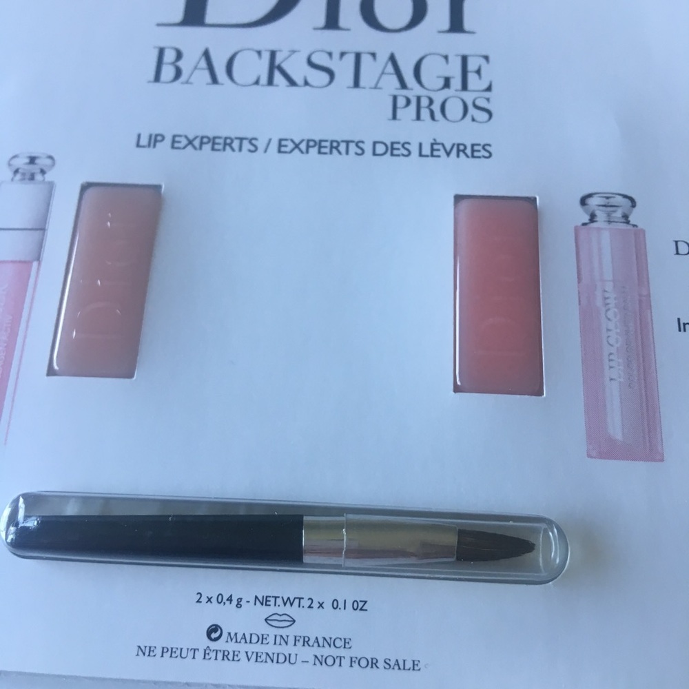 Dior backstage pros sample kit
